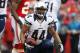 KANSAS CITY, MO - SEPTEMBER 30: Jackie Battle #44 of the San Diego Chargers gets up after being stopped short of the goal line against the Kansas City Chiefs during the game at Arrowhead Stadium on September 30, 2012 in Kansas City, Missouri. (Photo by Joe Robbins/Getty Images)