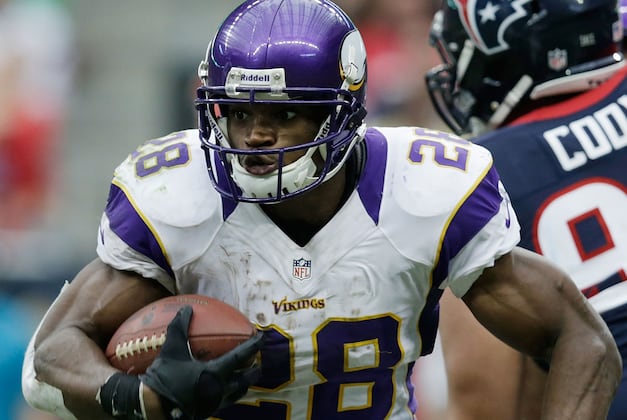 Peterson 'sore' but Likely to Play Sunday