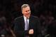 NEW YORK, NY - DECEMBER 13: Head Coach Mike D'Antoni of the Los Angeles Lakers reacts to a poor play by his team against the New York Knicks at Madison Square Garden on December 13, 2012 in New York City. NOTE TO USER: User expressly acknowledges and agrees that, by downloading and/or using this photograph, user is consenting to the terms and conditions of the Getty Images License Agreement. (Photo by Bruce Bennett/Getty Images)