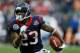 HOUSTON, TX - DECEMBER 16: Arian Foster #23 of the Houston Texans runs the ball during the game against the Indianapolis Colts at at Reliant Stadium on December 16, 2012 in Houston, Texas. (Photo by Scott Halleran/Getty Images)