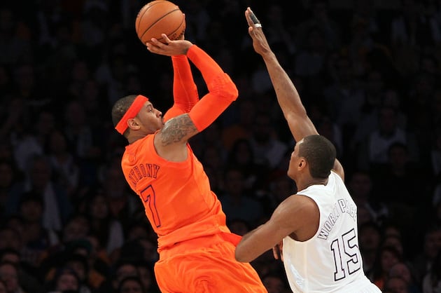 Knicks Fall to Lakers as Melo Has Quiet Fourth Quarter