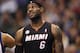 DALLAS, TX - DECEMBER 20: LeBron James #6 of the Miami Heat during play against the Dallas Mavericks at American Airlines Center on December 20, 2012 in Dallas, Texas. NOTE TO USER: User expressly acknowledges and agrees that, by downloading and or using this photograph, User is consenting to the terms and conditions of the Getty Images License Agreement. (Photo by Ronald Martinez/Getty Images)