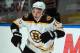 UNIONDALE, NY - SEPTEMBER 12: Alexander Khokhlachev #76 of the Boston Bruins skates against the New York Islanders during a rookie game exhibition at Nassau Coliseum on September 12, 2011 in Uniondale, New York. The Bruins defeated the Islanders 8-5. (Photo by Bruce Bennett/Getty Images)