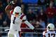CHESTNUT HILL, MA - NOVEMBER 17: Antone Exum #1 of the Virginia Tech Hokies reacts after a defensive stop against the Boston College Eagles during the game on November 17, 2012 at Alumni Stadium in Chestnut Hill, Massachusetts. (Photo by Jared Wickerham/Getty Images)
