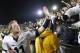 IOWA CITY, IOWA - OCTOBER 20: Quarterback Matt McGloin #11 of the Penn State Nittany Lions waves to fans following the game against the Iowa Hawkeyes on October 20, 2012 at Kinnick Stadium in Iowa City, Iowa. Penn State defeated Iowa 38-14. (Photo by Matthew Holst/Getty Images)