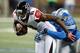 DETROIT, MI - DECEMBER 22: Julio Jones #11 of the Atlanta Falcons battles for yards after a second quarter catch in front of Justin Durant #52 of the Detroit Lions at Ford Field on December 22, 2012 in Detroit, Michigan. Atlanta won the game 31-18. (Photo by Gregory Shamus/Getty Images)