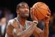 NEW YORK, NY - DECEMBER 13: Amar'e Stoudemire
#1 of the New York Knicks warms up prior to the game against the Los Angeles Lakers at Madison Square Garden on December 13, 2012 in New York City. NOTE TO USER: User expressly acknowledges and agrees that, by downloading and/or using this photograph, user is consenting to the terms and conditions of the Getty Images License Agreement. The Knicks defeated the Lakers 116-107. (Photo by Bruce Bennett/Getty Images)