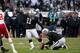 OAKLAND, CA - DECEMBER 16: Kicker Sebastian Janikowski #11 of the Oakland Raiders kicks a field goal off a hold from Shane Lechler #9 during the second quarter against the Kansas City Chiefs at O.co Coliseum on December 16, 2012 in Oakland, California. Photo by Jason O. Watson/Getty Images)