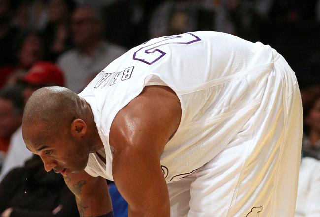 Kobe has missed 2 of his 4 free throws.