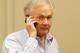 NEW YORK, NY - DECEMBER 04: After a 5-1/2 hour negotiating session between the NHL and the Players Association, Donald Fehr, Executive Director of the NHLPA speaks on the phone during the dinner break at the Westin Times Square Hotel on December 4, 2012 in New York City. (Photo by Bruce Bennett/Getty Images)