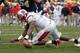 PITTSBURGH, PA - NOVEMBER 24: Rushel Shell #4 and Chris Jacobson #54 of the Pittsburgh Panthers pursue a fumble against the Rutgers Scarlet Knights during the game on November 24, 2012 at Heinz Field in Pittsburgh, Pennsylvania. (Photo by Justin K. Aller/Getty Images)
