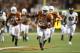 AUSTIN, TX - OCTOBER 06: Johnathan Gray #32 of the Texas Longhorns runs the ball against the West Virginia Mountaineers at Darrell K Royal-Texas Memorial Stadium on October 6, 2012 in Austin, Texas. (Photo by Ronald Martinez/Getty Images)