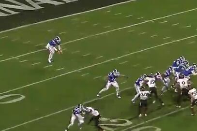 Duke's Punter Kicked A Ball 79 Yards In The Belk Bowl