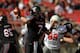 LUBBOCK, TX - NOVEMBER 12: Seth Doege #7 of the Texas Tech Red Raiders throws against the Oklahoma State Cowboys at Jones AT&T Stadium on November 12, 2011 in Lubbock, Texas. (Photo by Ronald Martinez/Getty Images)