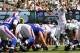EAST RUTHERFORD, NJ - SEPTEMBER 09: Mark Sanchez #6 of the New York Jets calls a play against the Buffalo Bills during their season opener at MetLife Stadium on September 9, 2012 in East Rutherford, New Jersey. The Jets defeated the Bills 48-28. (Photo by Rich Schultz /Getty Images)