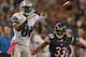 Pro Bowl CB Charles Tillman has his hands full trying to contain Calvin Johnson.