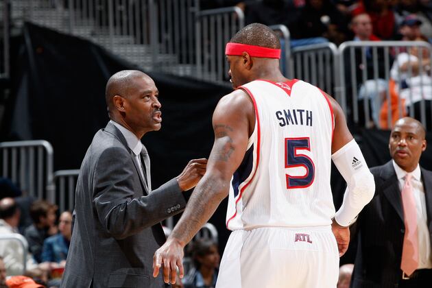 Drew, Smith Talk After 'Poor Shot Selection' Late vs. Pistons