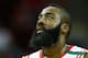 HOUSTON, TX - DECEMBER 22: James Harden #13 of the Houston Rockets waits on the court in the first half against the Memphis Grizzlies at the Toyota Center on December 22, 2012 in Houston, Texas. NOTE TO USER: User expressly acknowledges and agrees that, by downloading and or using this photograph, User is consenting to the terms and conditions of the Getty Images License Agreement. (Photo by Scott Halleran/Getty Images)