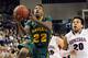 Dec. 28, 2012; Spokane, WA, USA; Baylor Bears guard A.J. Walton (22) get by Gonzaga Bulldogs forward Elias Harris (20) for a basket during the first half at the McCarthey Athletic Center. Mandatory Credit: James Snook-USA TODAY Sports