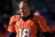 DENVER, CO - DECEMBER 23: Quarterback Peyton Manning #18 of the Denver Broncos warms up prior to facing the Cleveland Browns at Sports Authority Field at Mile High on December 23, 2012 in Denver, Colorado. (Photo by Doug Pensinger/Getty Images)