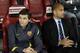 MADRID, SPAIN - MAY 25: Head coach Pep Guardiola (R) of Barcelona looks on beside his assistant Tito Vilanova during the Copa del Rey Final match between Athletic Bilbao and Barcelona at Vicente Calderon Stadium on May 25, 2012 in Madrid, Spain. (Photo by Angel Martinez/Getty Images)