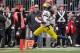 COLUMBUS, OH - NOVEMBER 24: Quarterback Denard Robinson #16 of the Michigan Wolverines runs for a 67-yard touchdown against the Ohio State Buckeyes at Ohio Stadium on November 24, 2012 in Columbus, Ohio. (Photo by Jamie Sabau/Getty Images)
