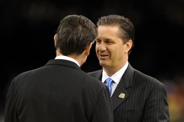 Calipari and Pitino agree that Kentucky is improving dramatically