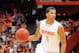 Dec 15, 2012; Syracuse, NY, USA; Syracuse Orange guard Michael Carter-Williams (1) drives to the basket during the first half against the Canisius Golden Griffins at the Carrier Dome. Syracuse defeated Canisius 85-61. Mandatory Credit: Rich Barnes-USA TODAY Sports