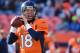 DENVER, CO - DECEMBER 30: Peyton Manning #18 of the Denver Broncos warms up prior to the game against the Kansas City Chiefs at Sports Authority Field at Mile High on December 30, 2012 in Denver, Colorado. (Photo by Garrett W. Ellwood/Getty Images)