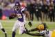 MINNEAPOLIS, MN - DECEMBER 30: Adrian Peterson #28 of the Minnesota Vikings runs against the Erik Walden #93 of the Green Bay Packers on December 30, 2012 at Mall of America Field at the Hubert H. Humphrey Metrodome in Minneapolis, Minnesota. (Photo by Andy Clayton King/Getty Images)