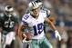 Dec 2, 2012; Arlington, TX, USA; Dallas Cowboys wide receiver Miles Austin (19) runs for a touchdown against the Philadelphia Eagles during the game at Cowboys Stadium. The Cowboys beat the Eagles 38-33. Mandatory Credit: Tim Heitman-USA TODAY Sports