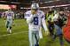 LANDOVER, MD - DECEMBER 30: Quarterback Tony Romo #9 of the Dallas Cowboys walks off the field following the Cowboys 28-18 loss to the Washington Redskins at FedExField on December 30, 2012 in Landover, Maryland. (Photo by Rob Carr/Getty Images)