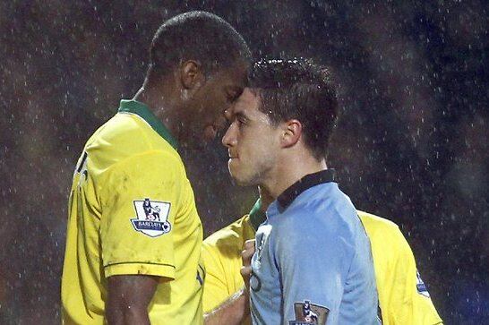 Man City Will Not Appeal Samir Nasri's Red Card for Headbutt