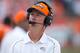 DENVER, CO - SEPTEMBER 30: Offensive Coordinator Mike McCoy of the Denver Broncos looks on from the sideline during a game against the Oakland Raiders at Sports Authority Field Field at Mile High on September 30, 2012 in Denver, Colorado. The Broncos defeated the Raiders 37-6. (Photo by Justin Edmonds/Getty Images)