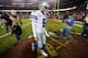 LANDOVER, MD - DECEMBER 30: Quarterback Tony Romo #9 of the Dallas Cowboys walks off the field following the Cowboys 28-18 loss to the Washington Redskins at FedExField on December 30, 2012 in Landover, Maryland. (Photo by Rob Carr/Getty Images)