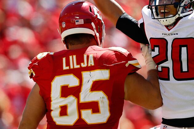Chiefs Center Ryan Lilja Says He's Retiring