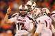 CLEMSON, SC - NOVEMBER 24: Dylan Thompson #17 of the South Carolina Gamecocks celebrates after his team scores a touchdown during their game against the Clemson Tigers at Memorial Stadium on November 24, 2012 in Clemson, South Carolina. (Photo by Streeter Lecka/Getty Images)