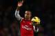 LONDON, ENGLAND - DECEMBER 29: Theo Walcott of Arsenal holds the matchball after scoring a hatrick during the Barclays Premier League match between Arsenal and Newcastle United at the Emirates Stadium on December 29, 2012 in London, England. (Photo by Clive Mason/Getty Images)