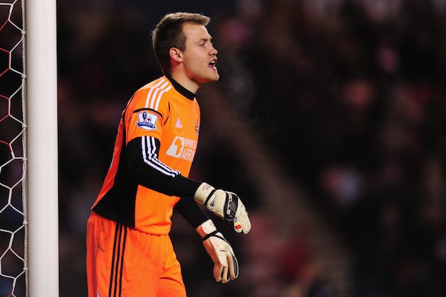 Sunderland Goalkeeper Simon Mignolet Happy on Wearside Despite Speculation