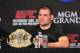 Dec 29, 2012; Las Vegas, NV, USA; Cain Velasquez attends post fight press conference following UFC 155 at the MGM Grand Garden Arena. Mandatory Credit: Gary A. Vasquez-USA TODAY Sports