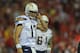 KANSAS CITY, MO - OCTOBER 31: Quarterback Philip Rivers #17 of the San Diego Chargers walks off the field after throwing a interception during the first quarter against the Kansas City Chiefs on October 31, 2011 at Arrowhead Stadium in Kansas City, Missouri. (Photo by Peter Aiken/Getty Images)