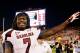 ATHENS, GA - SEPTEMBER 10: Jadeveon Clowney #7 of the South Carolina Gamecocks celebrates their 45-42 win over the Georgia Bulldogs at Sanford Stadium on September 10, 2011 in Athens, Georgia. (Photo by Kevin C. Cox/Getty Images)