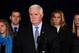 STATE COLLEGE, PA - NOVEMBER 11: Pennsylvania Governor Tom Corbett speaks with Penn State student leaders behind him during a press conference at the Nittany Lion Inn, November 11, 2011 in State College, Pennsylvania. Corbett has said he supports the Penn State Board of Trustees decision to fire former football head coach Joe Paterno. (Photo by Patrick Smith/Getty Images)