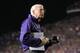 MANHATTAN, KS - DECEMBER 01: Head coach Bill Snyder of the Kansas State Wildcats watches a replay during the game against the Texas Longhorns at Bill Snyder Family Football Stadium on December 1, 2012 in Manhattan, Kansas. (Photo by Jamie Squire/Getty Images)