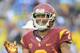 PASADENA, CA - NOVEMBER 17: Robert Woods #2 of the USC Trojans smiles after a broken play against the UCLA Bruins at Rose Bowl on November 17, 2012 in Pasadena, California. UCLA would win 38-28. (Photo by Harry How/Getty Images)