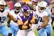 MINNEAPOLIS, MN - OCTOBER 7: Toby Gerhart #32 of the Minnesota Vikings carries the ball against the Tennessee Titans at the Hubert H. Humphrey Metrodome on October 7, 2012 in Minneapolis, Minnesota. (Photo by Adam Bettcher/Getty Images)