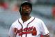 ATLANTA, GA - SEPTEMBER 06: Michael Bourn #24 of the Atlanta Braves reacts after he struck out swinging with bases loaded in the second inning against the Colorado Rockies at Turner Field on September 6, 2012 in Atlanta, Georgia. (Photo by Kevin C. Cox/Getty Images)