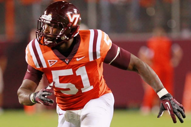 Five Hokies Accept Invitations to NFL Scouting Combine