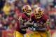 LANDOVER, MD - DECEMBER 09: Robert Griffin III #10 of the Washington Redskins hands the ball off to Alfred Morris #46 of the Washington Redskins during a game agaist the Baltimore Ravens at FedExField on December 9, 2012 in Landover, Maryland. (Photo by Patrick McDermott/Getty Images)