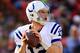 KANSAS CITY, MO - DECEMBER 23: Quarterback Andrew Luck #12 of the Indianapolis Colts in action during the game against the Kansas City Chiefs at Arrowhead Stadium on December 23, 2012 in Kansas City, Missouri. (Photo by Jamie Squire/Getty Images)
